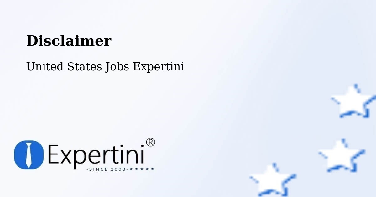 Disclaimer – Haslet - United States Jobs Expertini